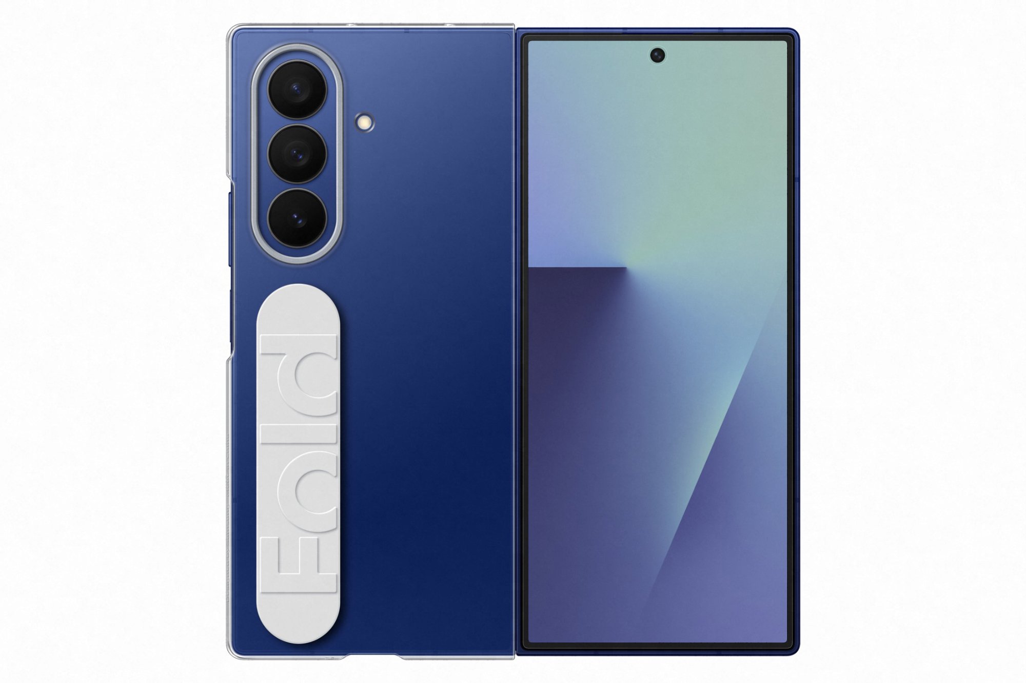 Samsung Galaxy Z Fold7 Priehľadný kryt s pútkom Transparent