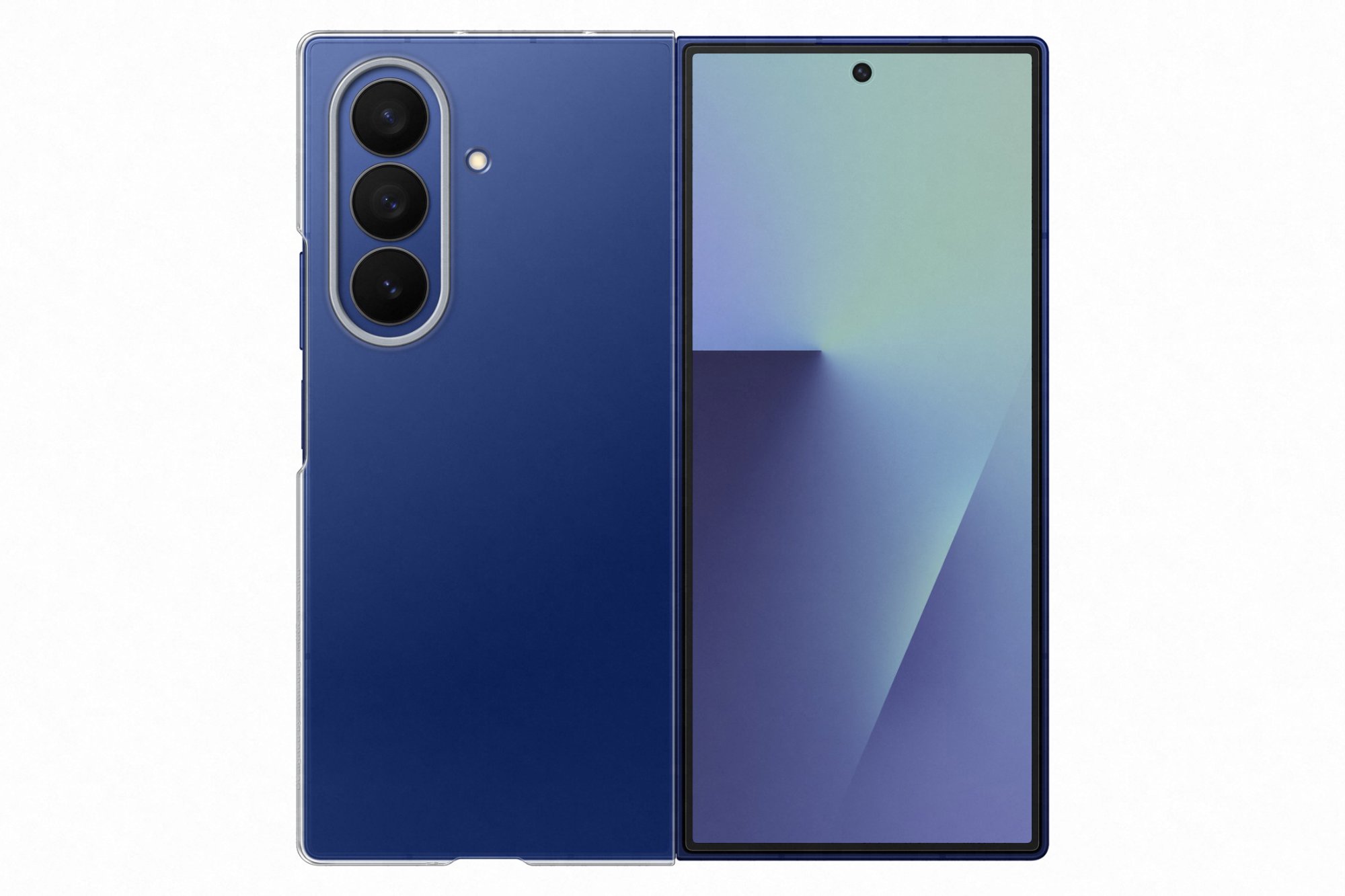 Samsung Galaxy Z Fold7 Priehľadný zadný kryt Transparent
