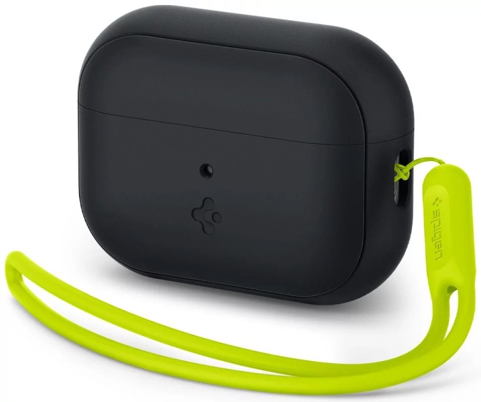 Spigen Case Silicone Fit Black Strap Phantom Green AirPods Pro (2nd Gen)