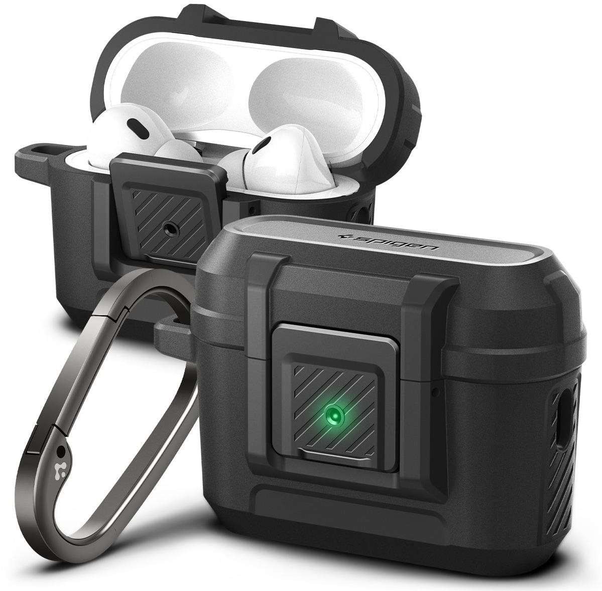 Spigen Lock Fit Matte Black AirPods Pro 2