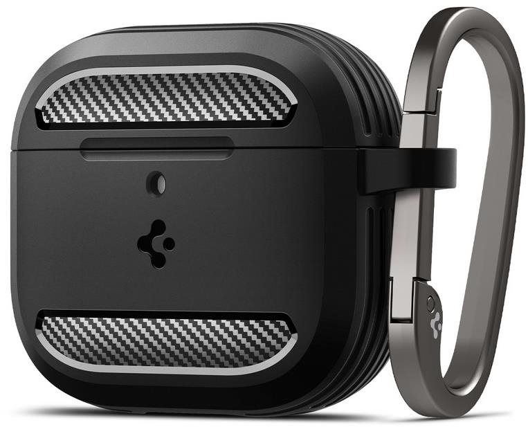 Spigen Rugged Armor, matte black – AirPods 4