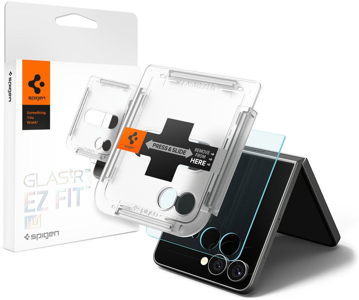 Spigen Glass TR EZ Fit HD 1 Pack Transparency Samsung Galaxy Z Flip 7