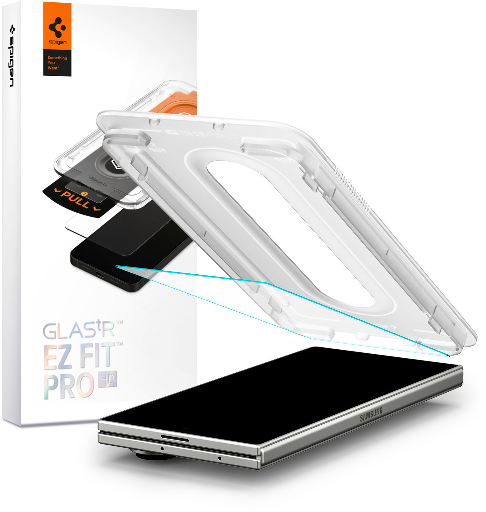 Spigen Glass TR EZ Fit Pro HD 1 Pack Transparency Samsung Galaxy Z Fold 7