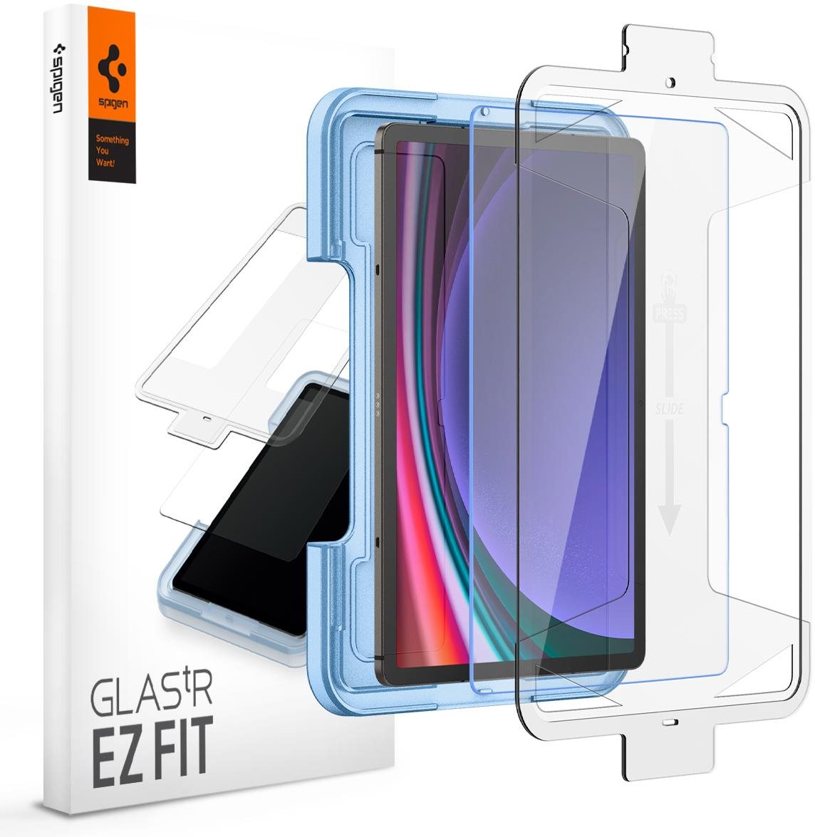 Spigen Glass tR EZ Fit 1 Pack Samsung Galaxy Tab S9+