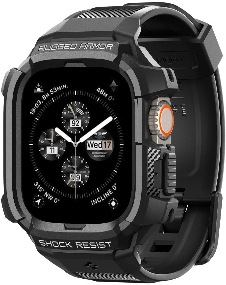 Spigen Rugged Armor Pro Black Apple Watch Ultra 2/Ultra 49 mm