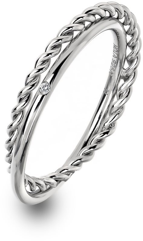 HOT DIAMONDS Jasmine DR210/O (Ag 925/1000, 2,00 g), veľkosť 55