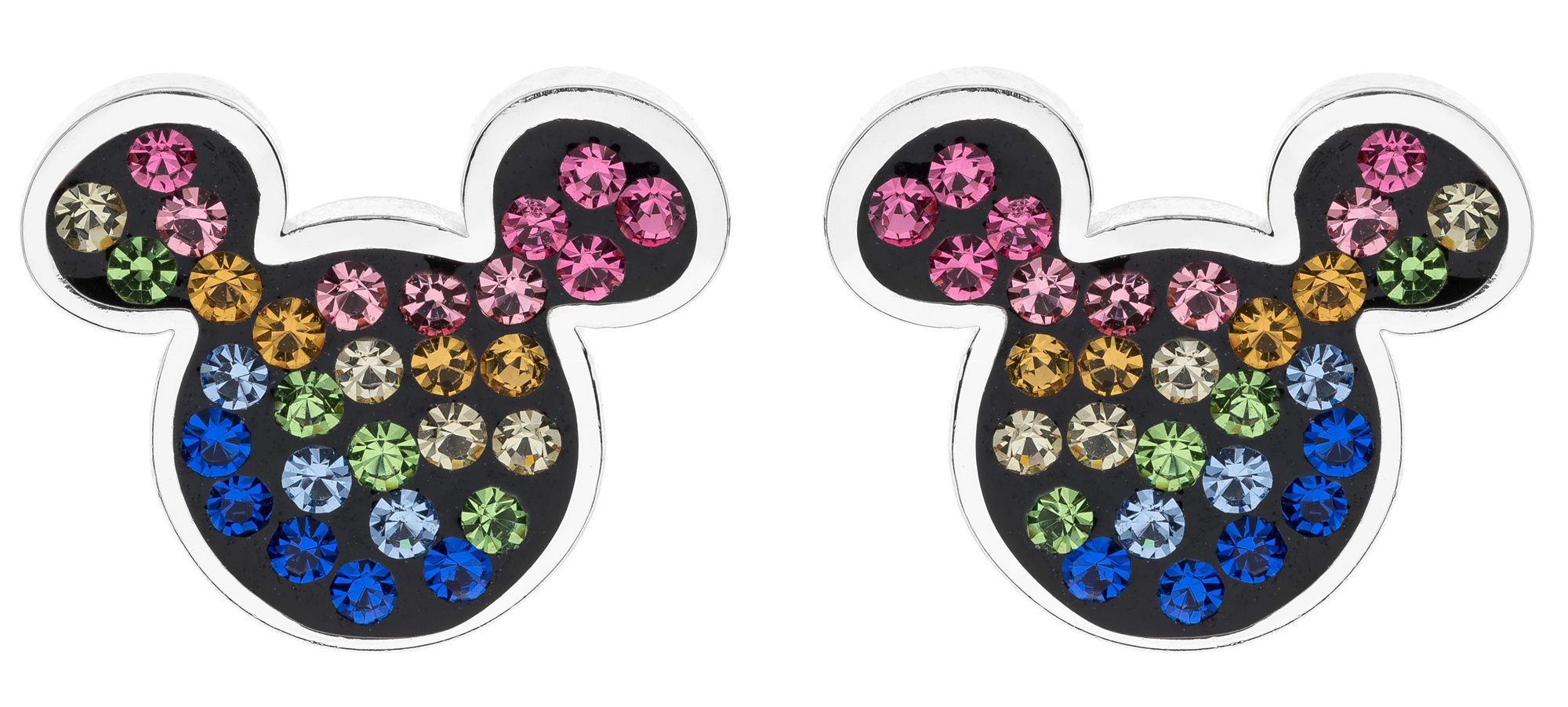 DISNEY Mickey Mouse strieborné náušnice E902878RRML-B