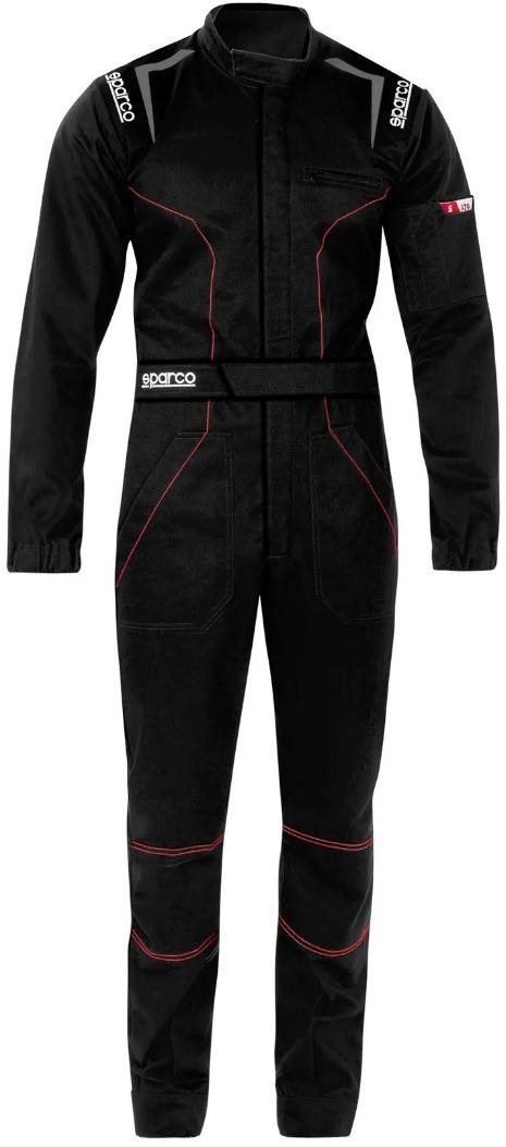 Sparco Kombinéza MS-4, farba čierna, veľkosť XXL