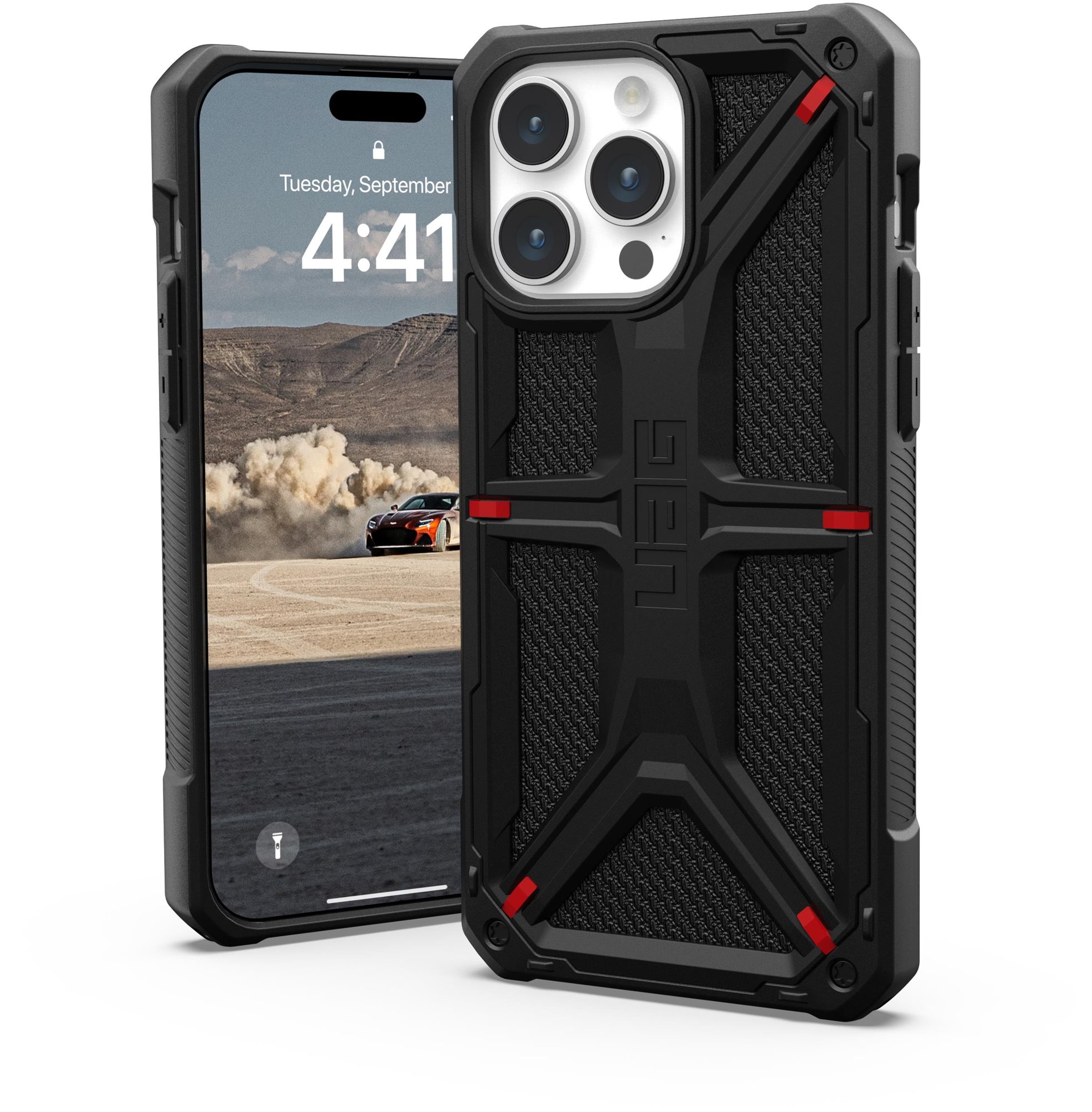 UAG Monarch Kevlar Black iPhone 15 Pro Max