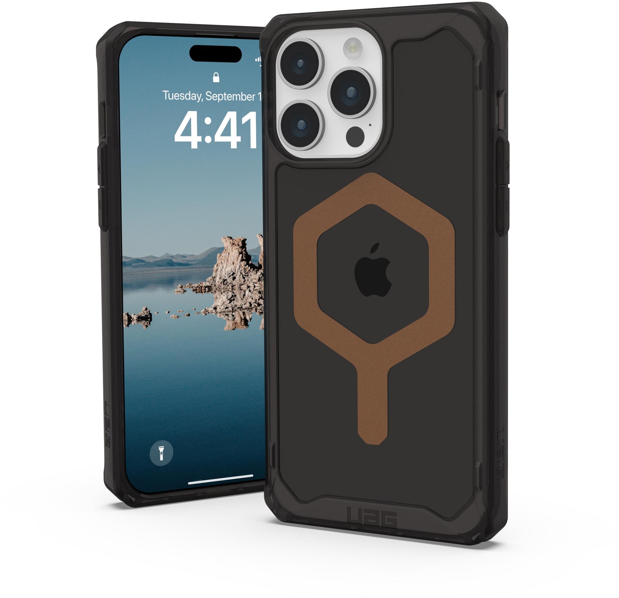 UAG Plyo MagSafe Black/Bronze iPhone 15 Pro Max
