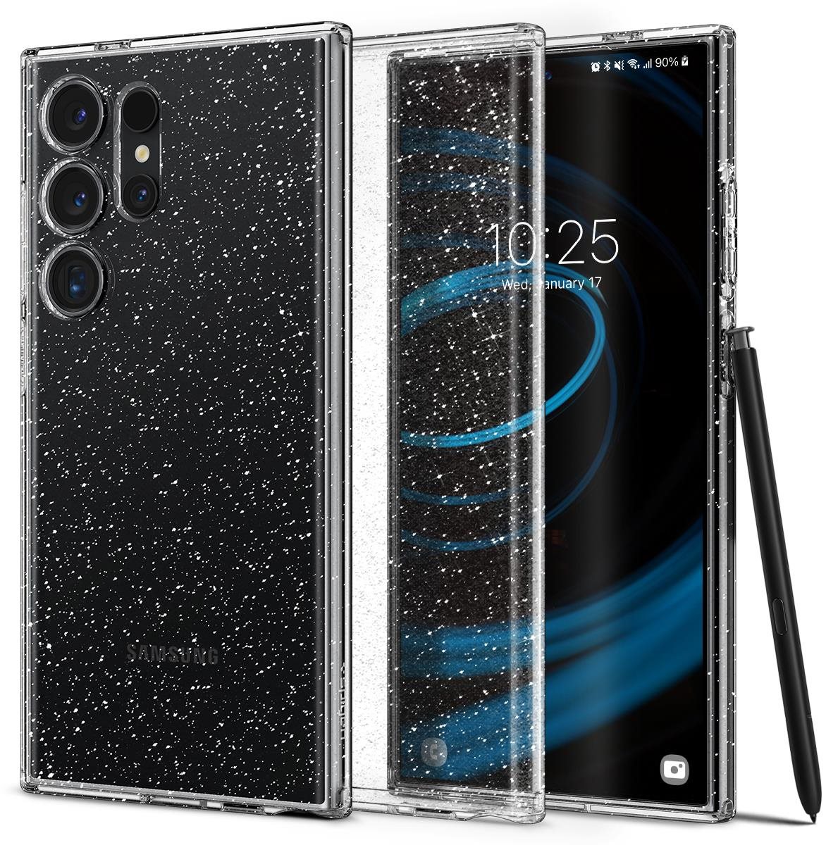 Spigen Liquid Crystal Glitter Crystal quartz Samsung Galaxy S24 Ultra