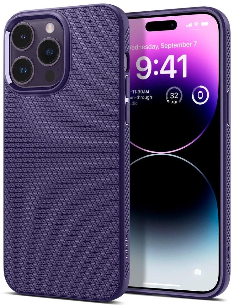 Spigen Liquid Air Deep Purple iPhone 14 Pro