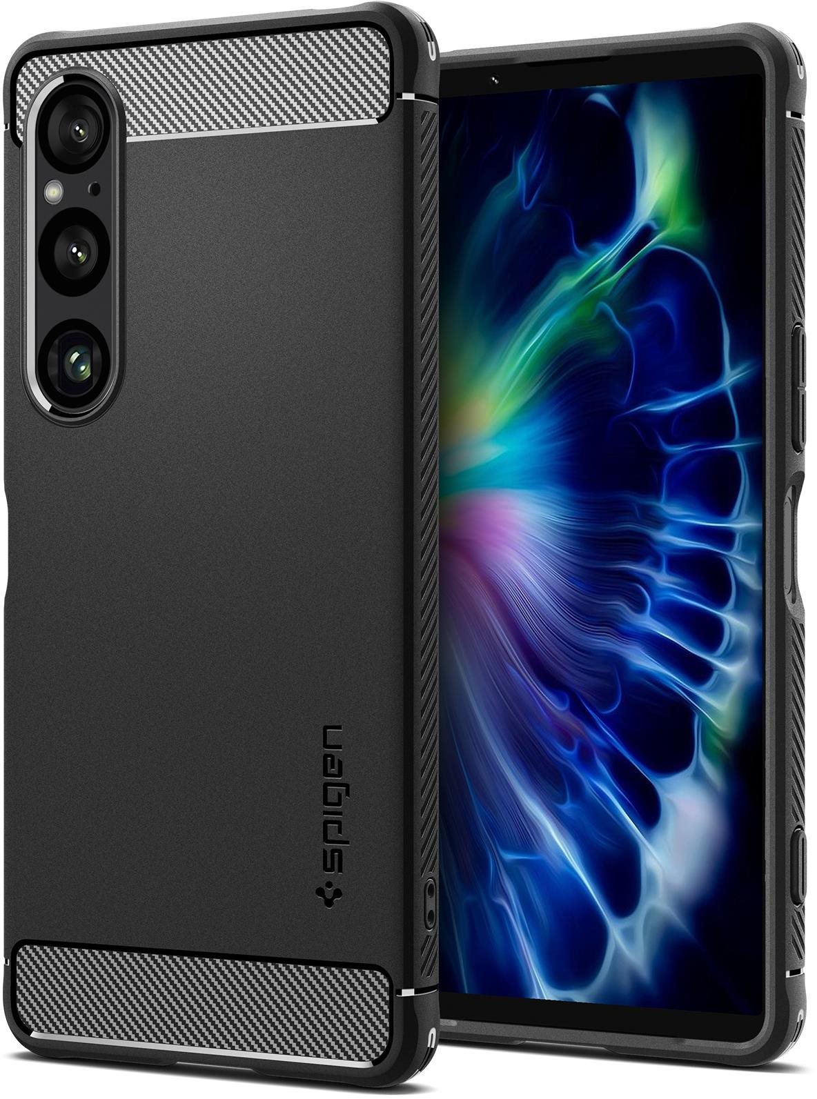 Spigen Rugged Armor Matte Black Sony Xperia 1 VI