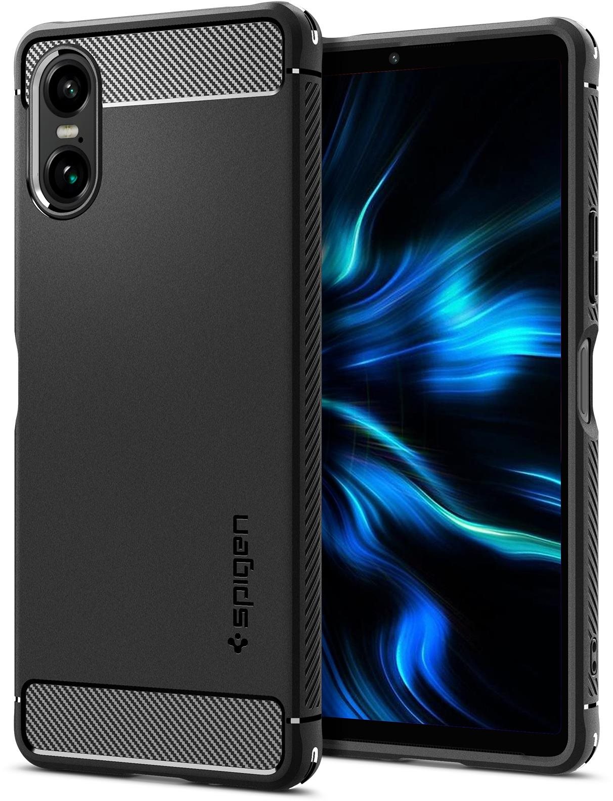 Spigen Rugged Armor Matte Black Sony Xperia 10 VI