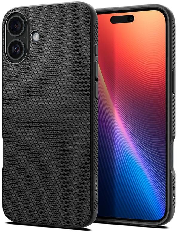Spigen Liquid Air Matte Black iPhone 16 Plus