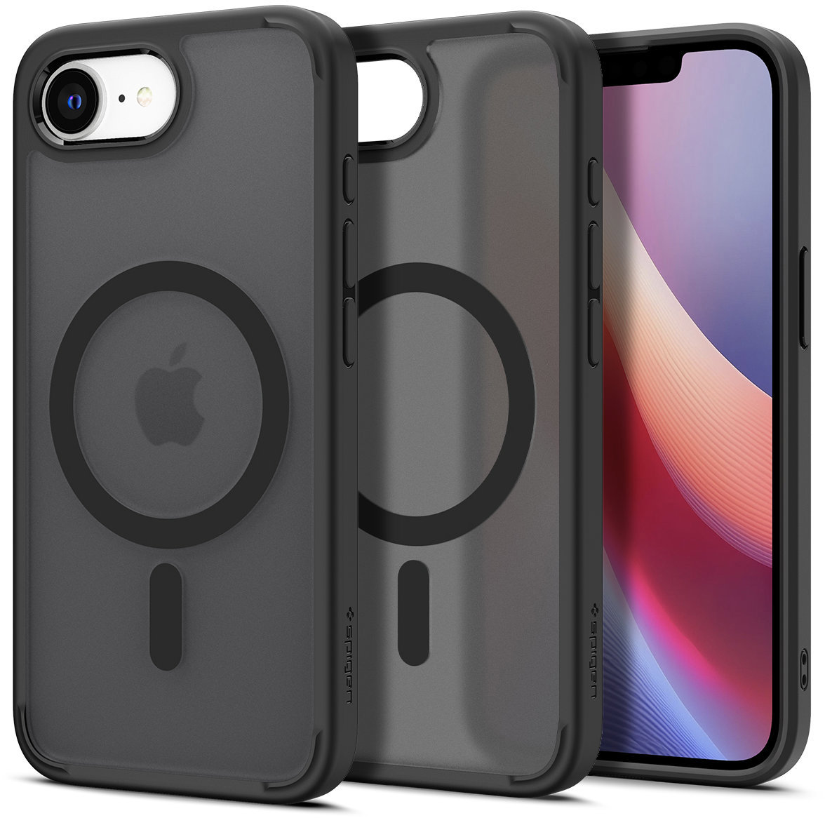 Spigen Ultra Hybrid MagSafe Frost Black iPhone 16e