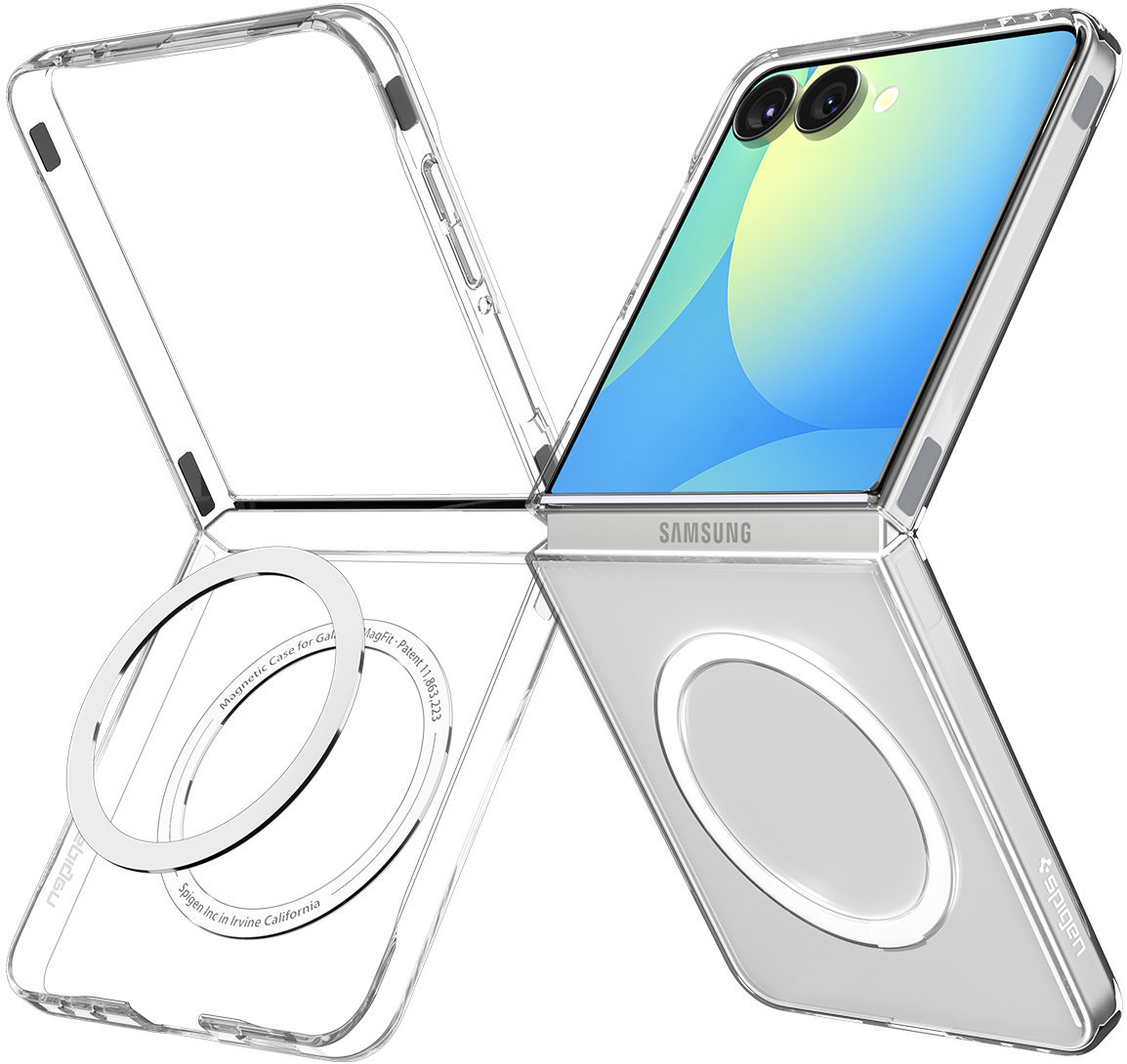 Spigen Air Skin MagSafe Clear White Samsung Galaxy Z Flip 7
