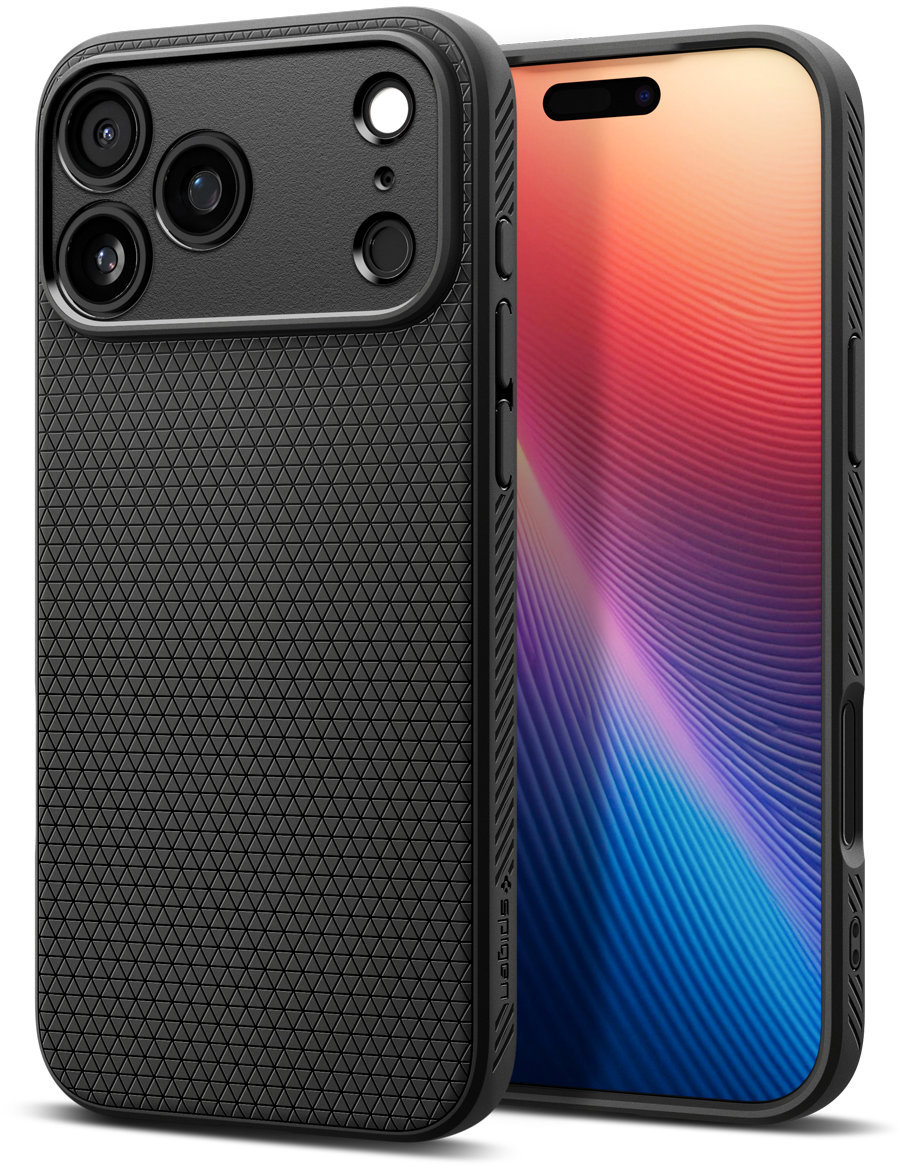 Spigen Liquid Air Matte Black iPhone 17 Pro