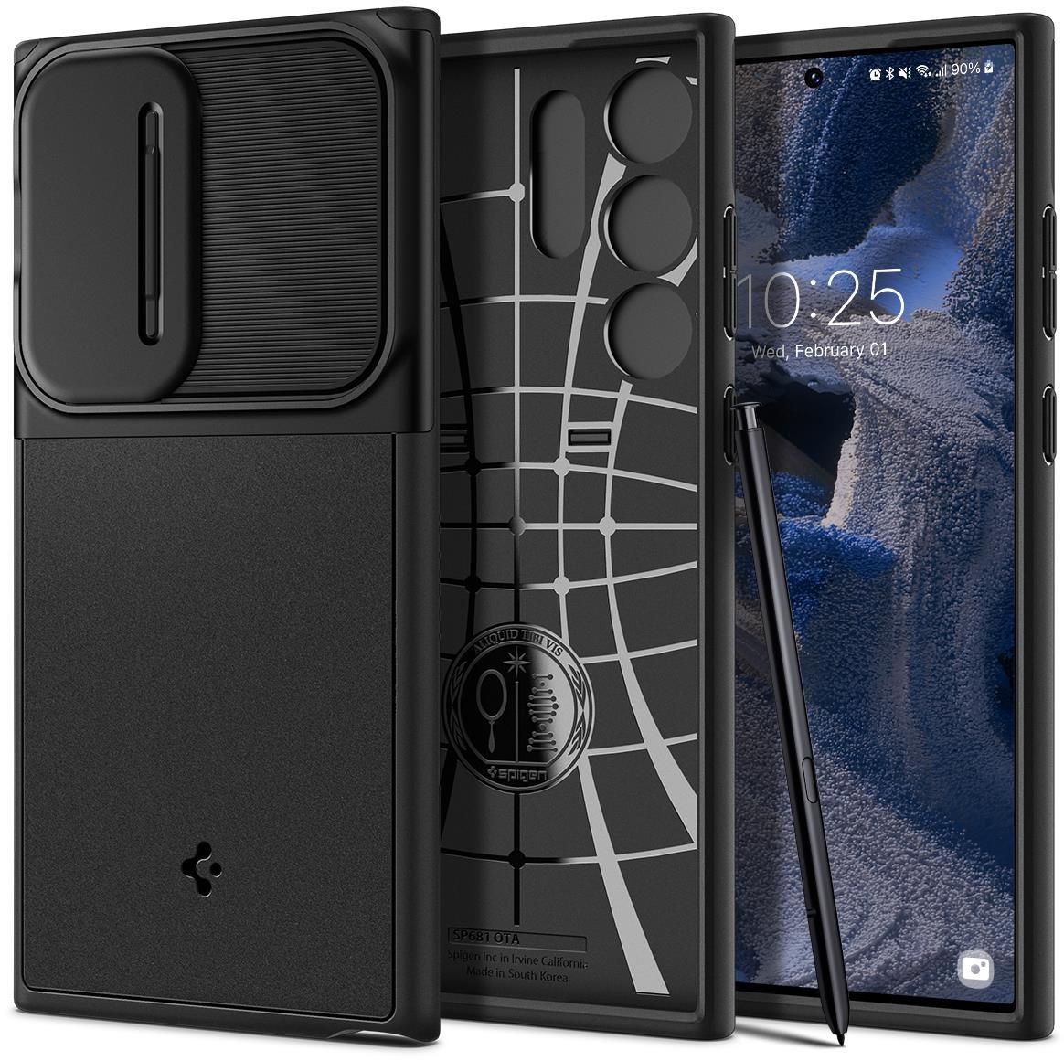Spigen Optik Armor Black Samsung Galaxy S23 Ultra