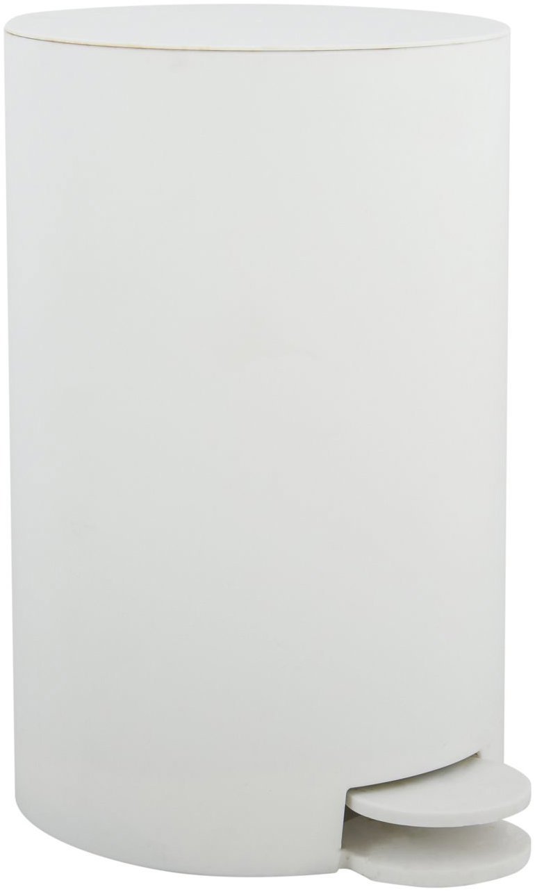 MSV pedálový odpadkový kôš Osaki, biely, plast, 3 l
