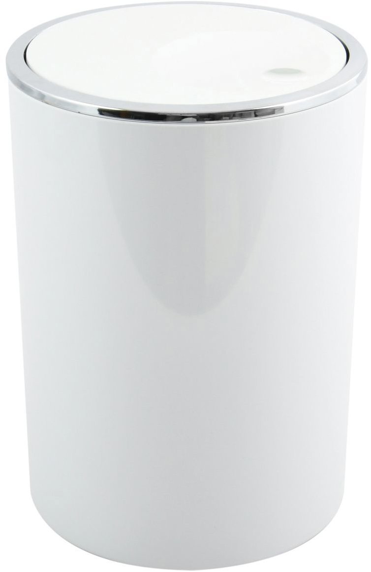 MSV výklopný odpadkový kôš Kamaka, biely, plast, 6 l