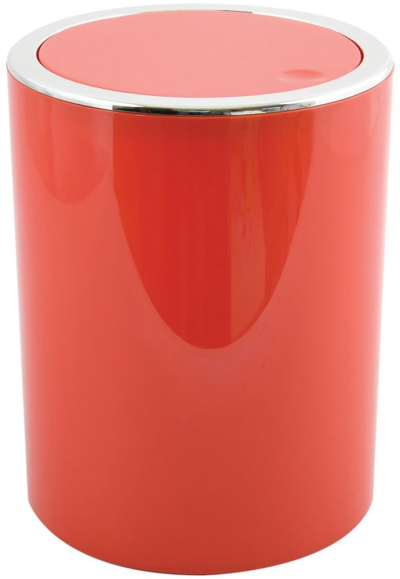 MSV výklopný odpadkový kôš Kamaka, červený, plast, 6 l