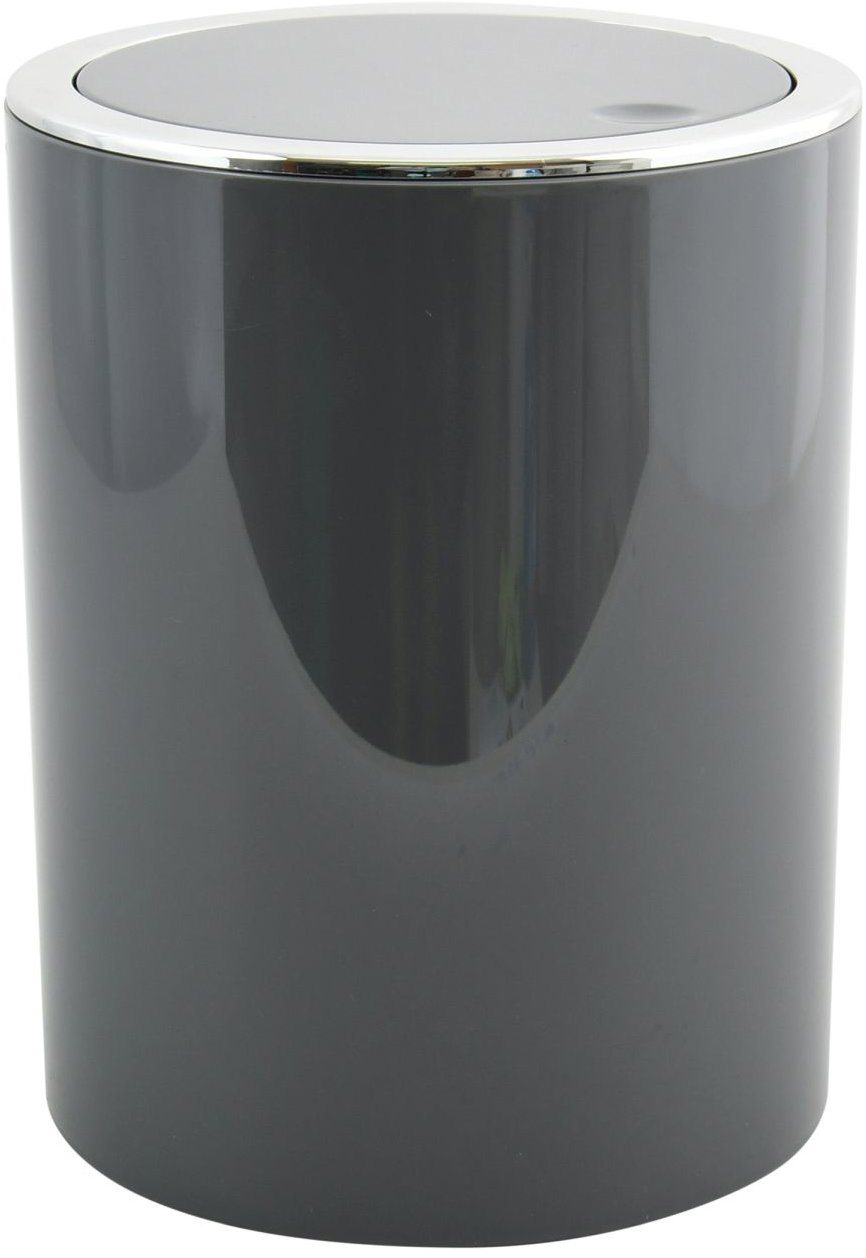 MSV výklopný odpadkový kôš Kamaka, sivý, plast, 6 l
