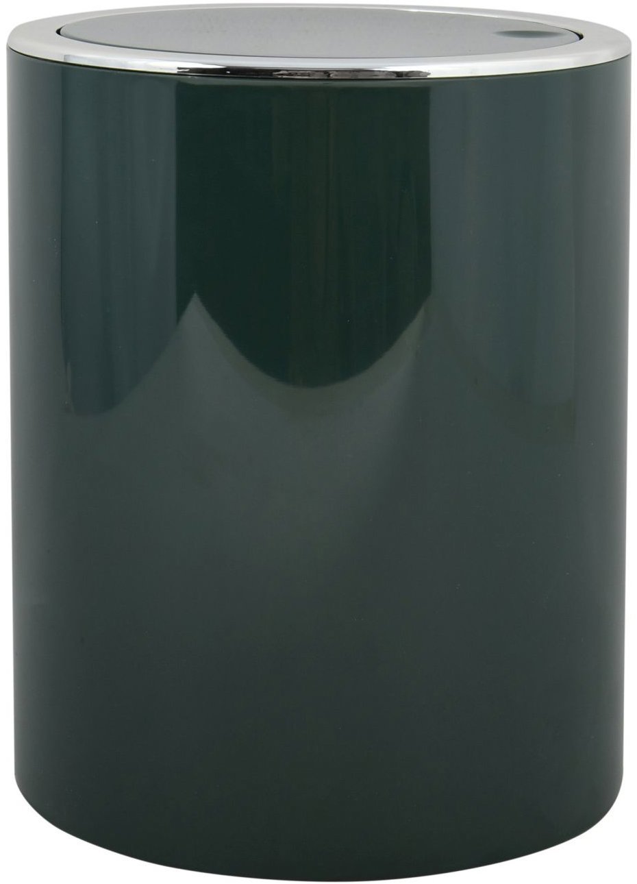 MSV výklopný odpadkový kôš Kamaka, tmavozelený, plast, 6 l