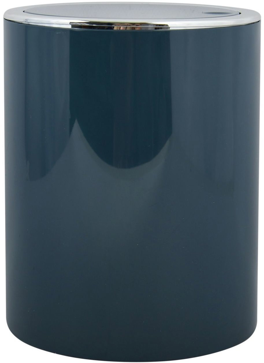 MSV výklopný odpadkový kôš Kamaka, petrolejový, plast, 6 l
