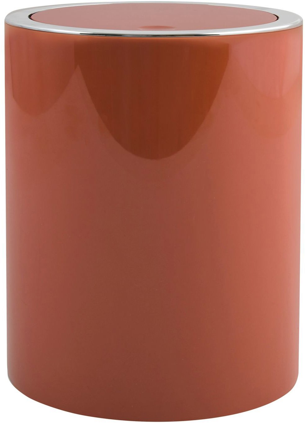 MSV výklopný odpadkový kôš Kamaka, terakota, plast, 6 l