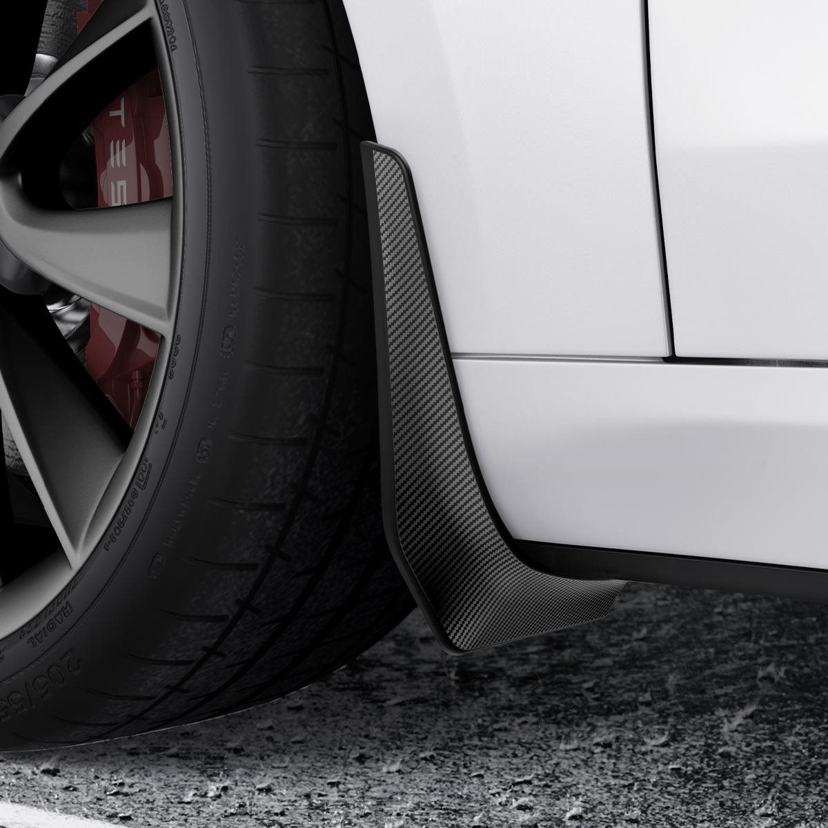 Spigen Tesla Mud Flaps Black Tesla Model 3