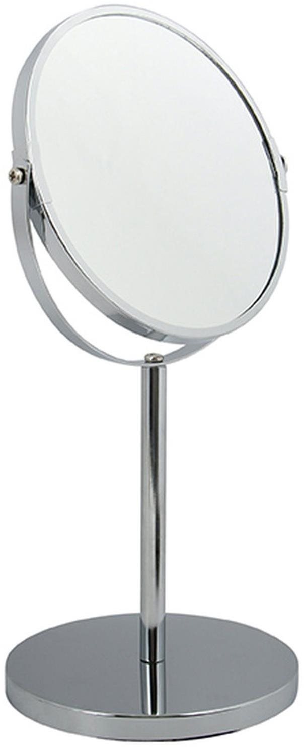 MSV kozmetické zväčšovacie zrkadlo Capri, chrómovaná oceľ, 17 cm