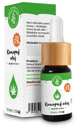 CBD Konopný olej 2 % – 10 ml