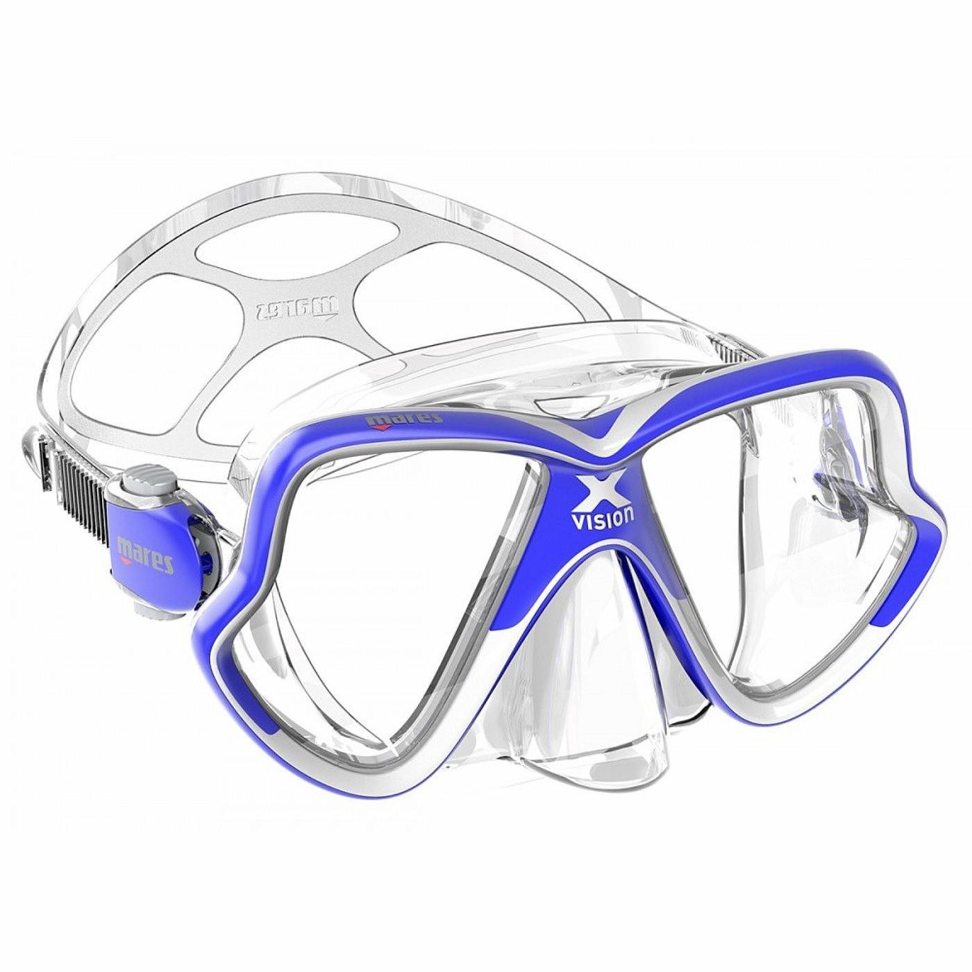 Mares X-Vision Mid 2.0, transparentná/modrá