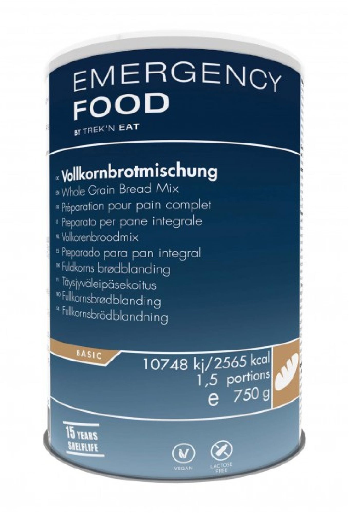 Trek'n eat Emergency Food Zmes na celozrnný chlieb 750 g