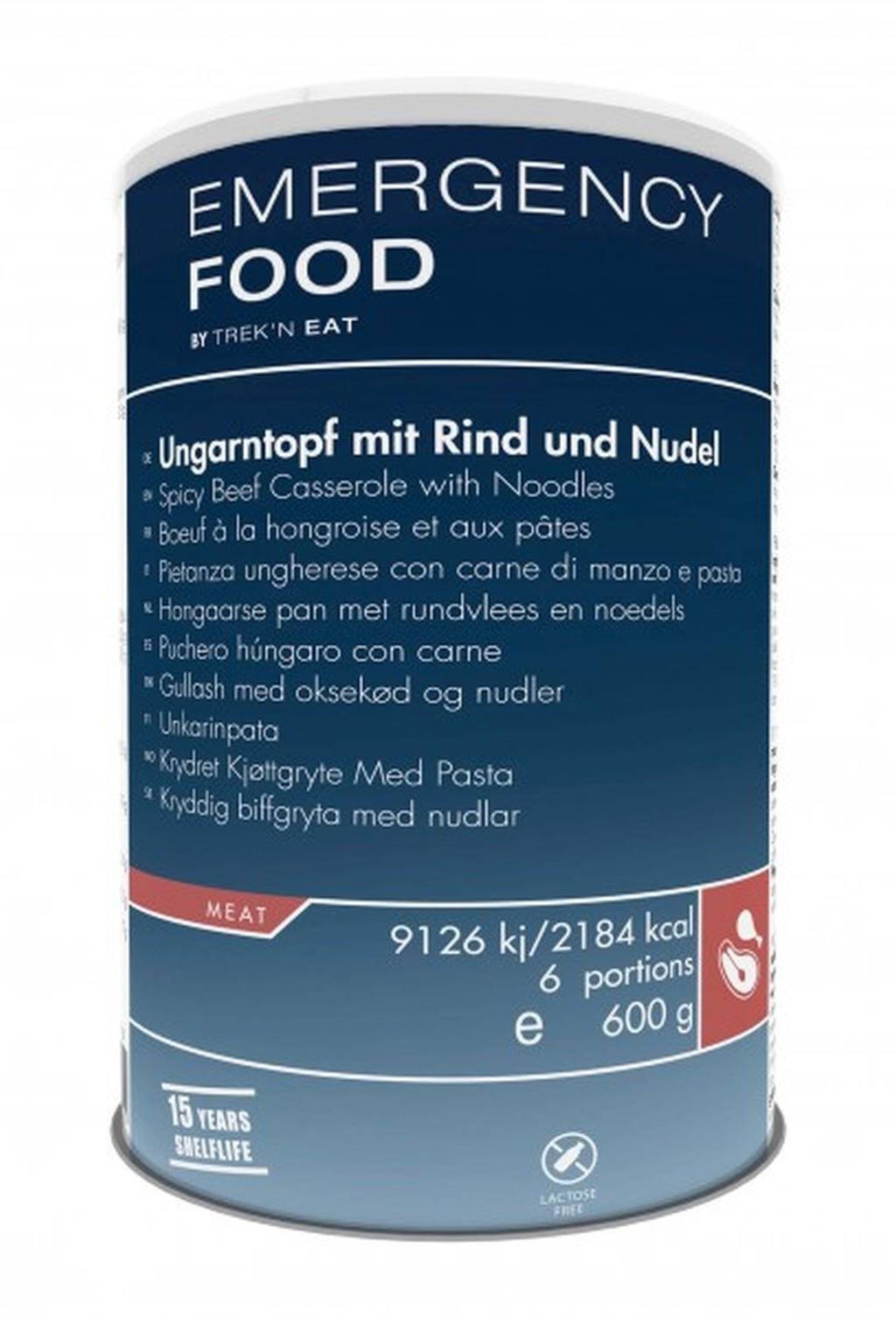 Trek'n eat Pikantný hovädzí guláš s cestovinami 600 g