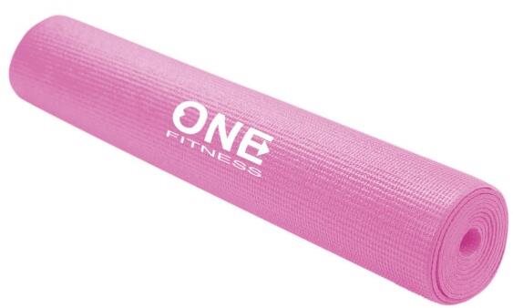 ONE Fitness Podložka na jogu YM01 ružová