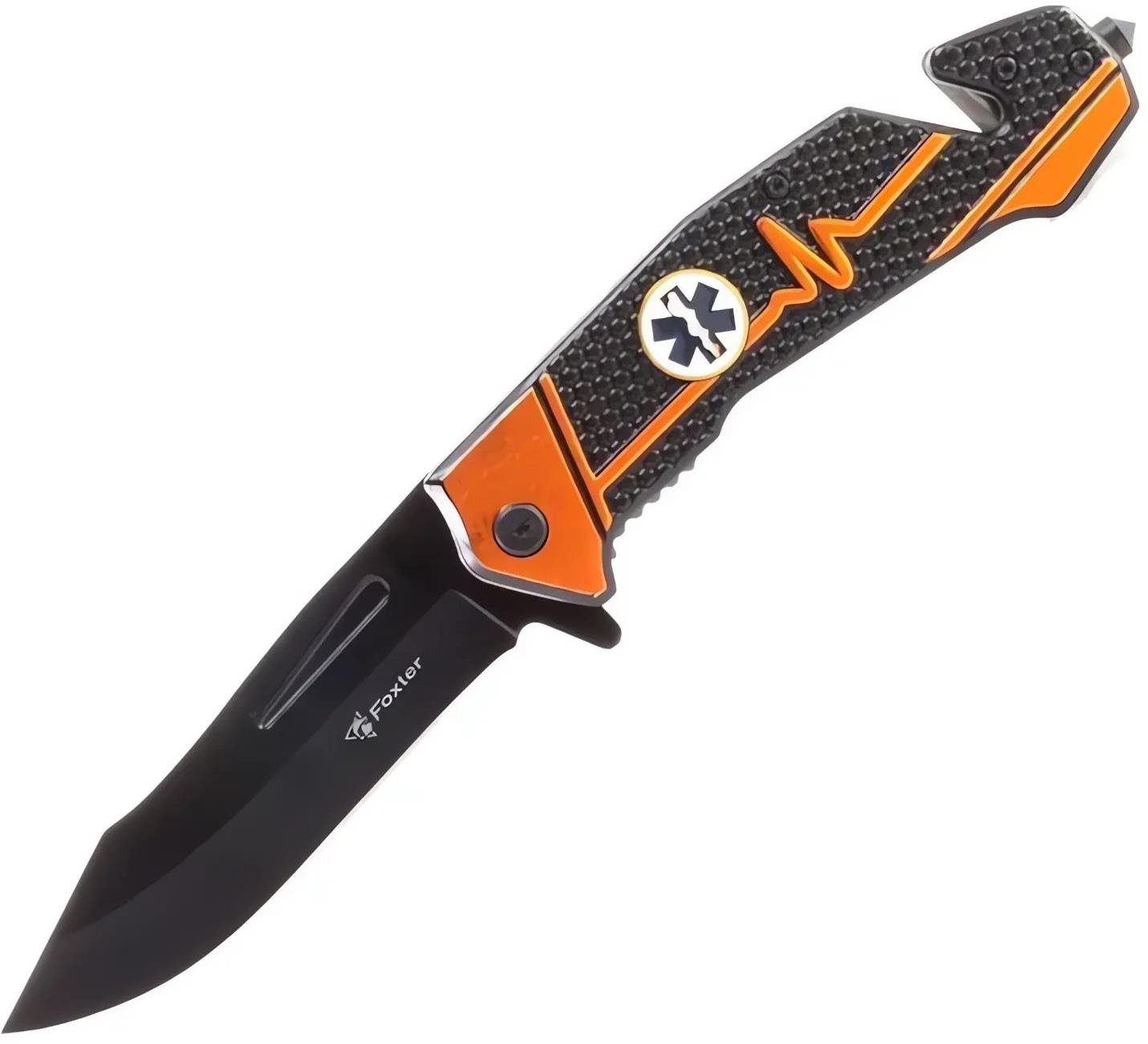 Foxter 1601 Záchranársky nôž skladací 22 cm