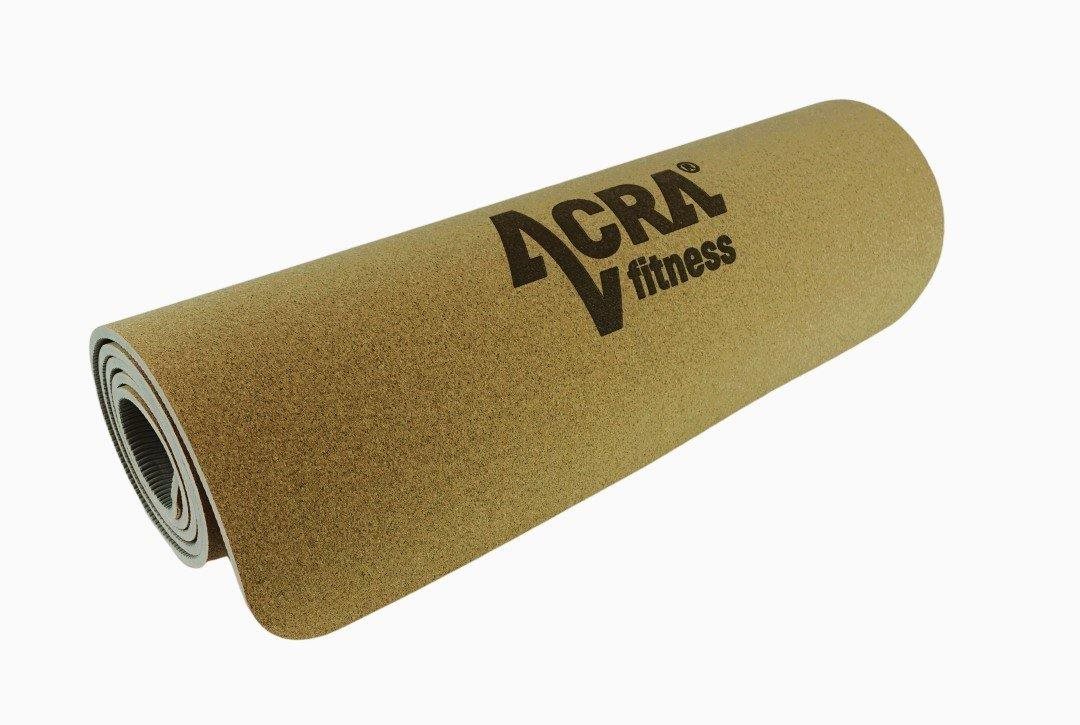 ACRA Korková Yoga mat 183 × 61 × 0,6 cm