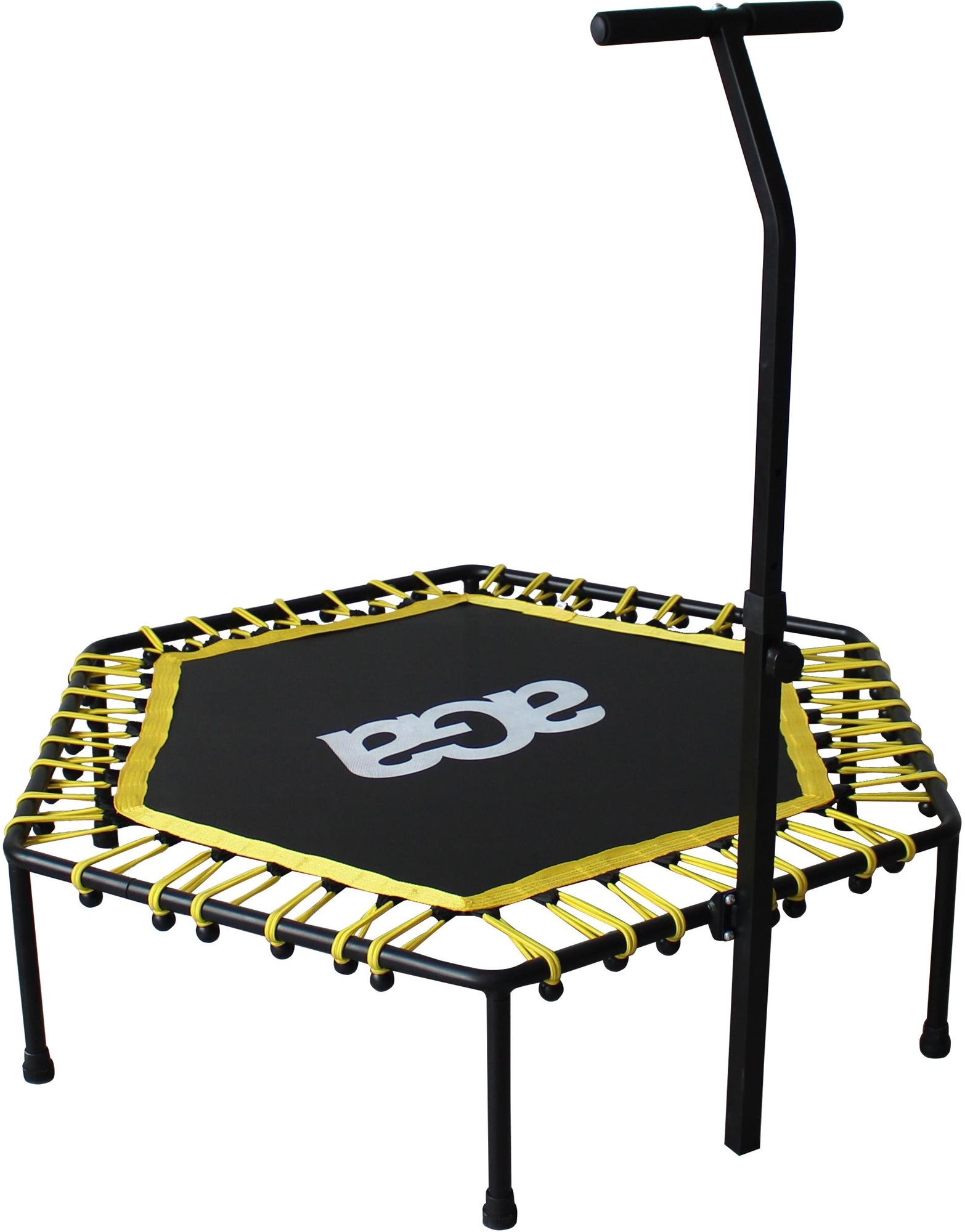 Aga Fitness Trampolína + rukoväť 130 cm žltá