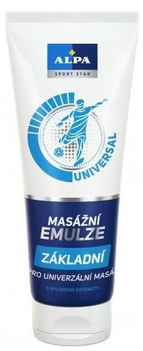 Alpa Emulzia základná masážna s bylinnými extraktmi 210 ml