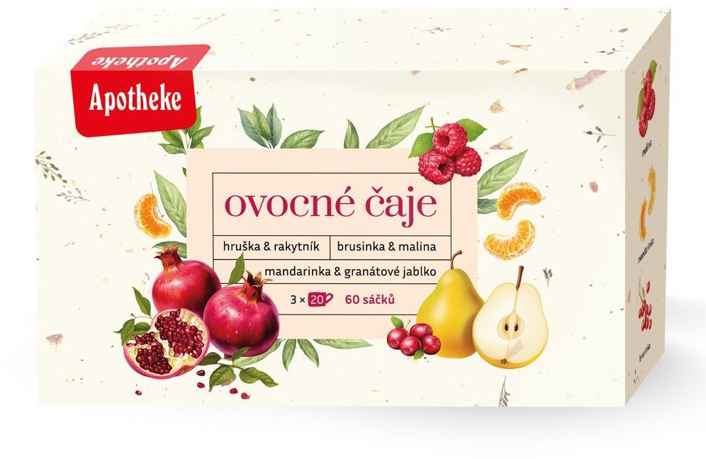 Apotheke Kolekcia Ovocných čajov 60× 2 g