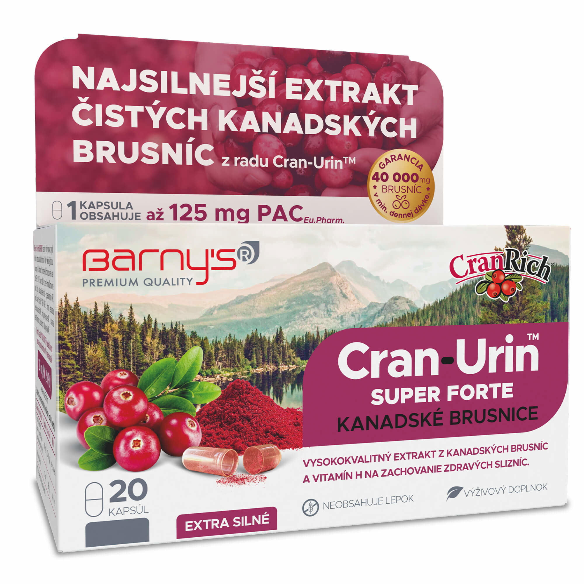 Barny's Cran-Urin Super Forte 20 kapsúl