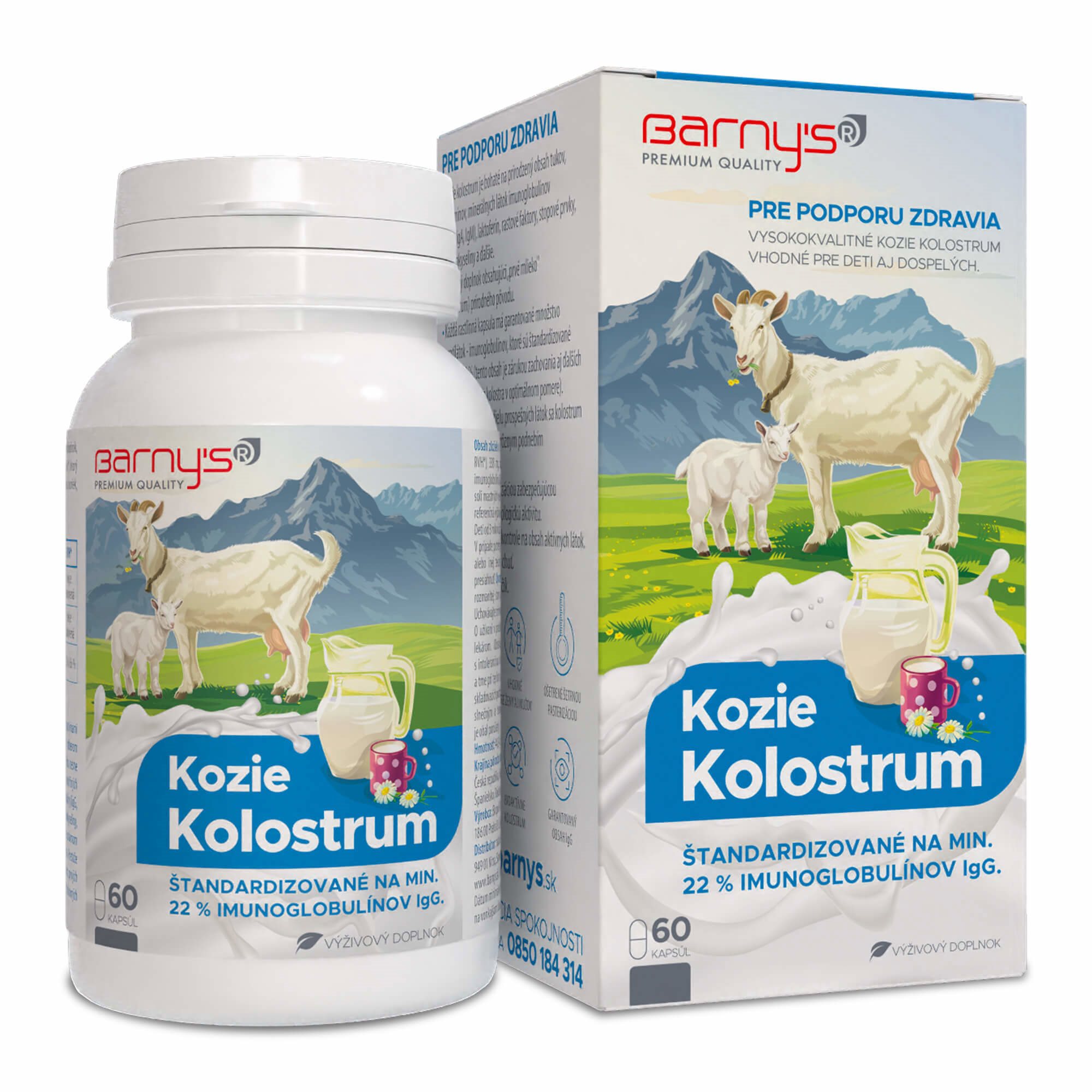 Barny's Kozie Kolostrum 60 kapsúl
