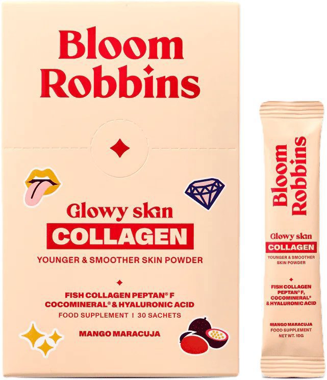 Bloom Robbins Glowy skin Collagen, 30 vrecúšok