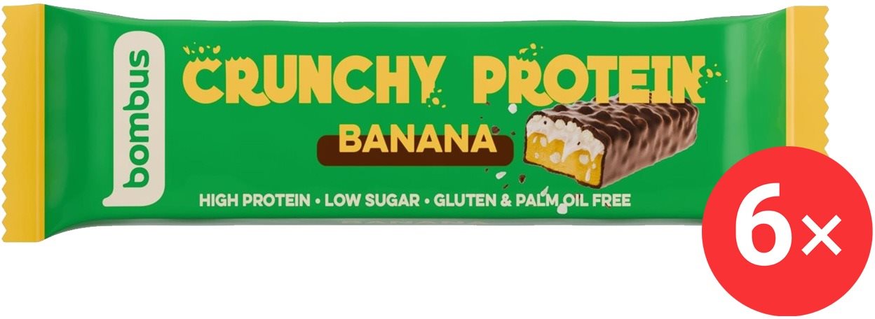 Bombus Crunchy Banana 6× 50 g