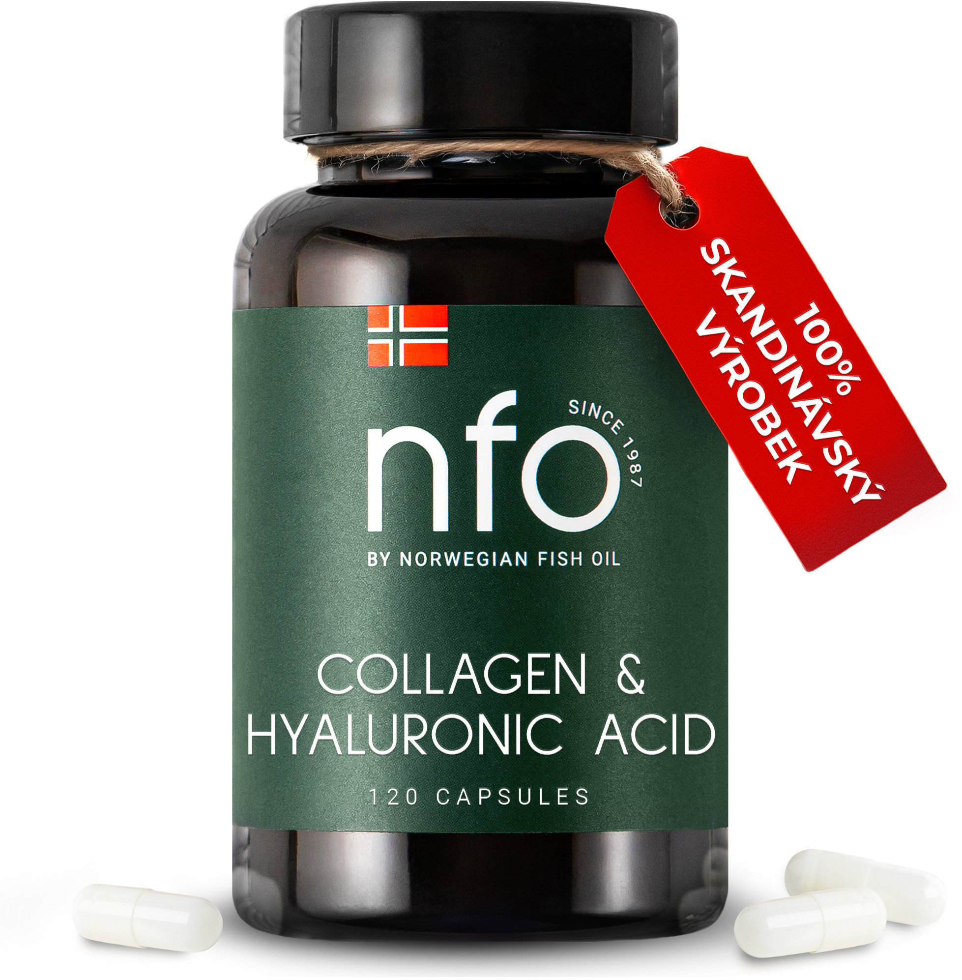 NFO Collagen & Hyaluronic Acid [120 kapsúl]