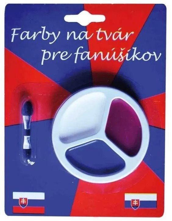 SPORTTEAM® Farby na tvár SR 1 2 ks