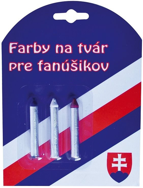 SPORTTEAM® Farby na tvár SR2, ceruzky 3 ks