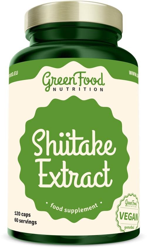 GreenFood Nutrition Shiitake Extract 120 kapsúl